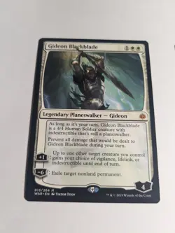 2x GIDEON BLACKBLADE (NON-FOIL) WAR OF THE SPARK - MTG - LP - Image 2