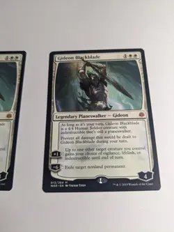 2x GIDEON BLACKBLADE (NON-FOIL) WAR OF THE SPARK - MTG - LP - Image 3