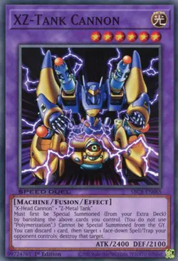 XZ-Tank Cannon - SBCB-EN085 - Common - 1st Edition - Lightly Played - Image 1