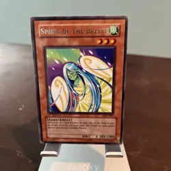 1996 Yu-Gi-Oh! 1st edition Spirit of the Breeze #LON-037 LP - Image 1