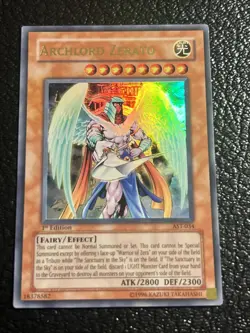 Yugioh Archlord Zerato 1st Edition Ultra Rare AST-034 LP - Image 1