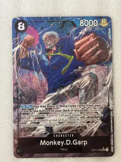 Monkey.D.Garp Alternate Art OP11-095 SR A Fist of Divine Speed One Piece TCG - Image 1