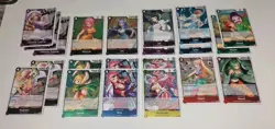 Lot of 21 Rare Foil One Piece TCG - EB03 Extra Booster: Heroines Edition - NM - Image 1