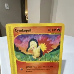 Pokemon Cyndaquil Expedition Base Set Common 104/165 40 HP English TCG Card - Image 2