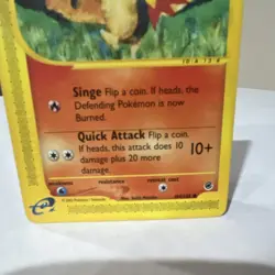 Pokemon Cyndaquil Expedition Base Set Common 104/165 40 HP English TCG Card - Image 3