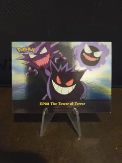 Pokemon Card - The Tower of Terror EP22 - TV Animation - Topps Series 2 Foil 🌟 - Image 1