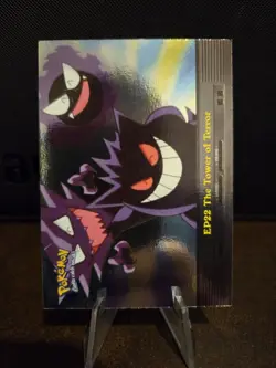 Pokemon Card - The Tower of Terror EP22 - TV Animation - Topps Series 2 Foil 🌟 - Image 2