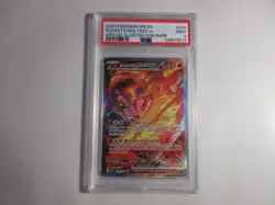 PSA 9 Rocket's Moltres Special Illustration Rare Destined Rivals Pokemon Card - Image 1