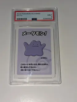 Pokemon Old Maid DITTO PSA 9 Mint 2019 Japanese Nintendo Babanuki card - Image 1