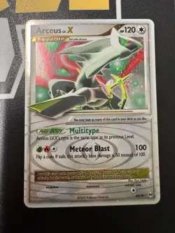 Pokemon Arceus Lv X Platinum Arceus Rivals Ultra Rare Holo Card - Image 1