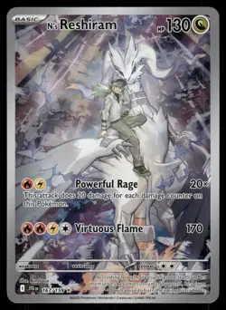 Pokemon Cards N's Reshiram 167/159 Journey Together Illustration Rare NM - Image 1