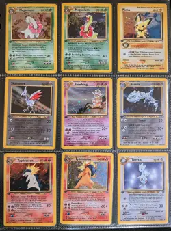 Near Complete 1st Edition Neo Genesis Set 110/111 Cards LUGIA 9/111 NOT INCLUDED - Image 3