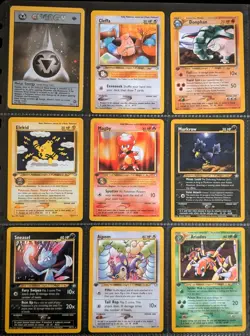 Near Complete 1st Edition Neo Genesis Set 110/111 Cards LUGIA 9/111 NOT INCLUDED - Image 5