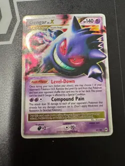 Pokemon Gengar Lv X Platinum Arceus Ultra Rare Holo Card - Image 1