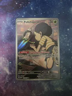 Poltchageist Holo Illustration Rare Pokemon TCG Card Twilight Masquerade 171/167 - Image 1