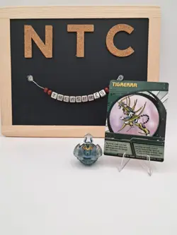 Bakugan Battle Brawlers Translucent Haos Tigrerra B1 Classic Rare W/ Card - Image 1