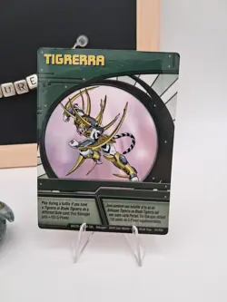 Bakugan Battle Brawlers Translucent Haos Tigrerra B1 Classic Rare W/ Card - Image 4