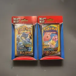 Pokemon Trading Card Game Sun & Moon Cosmic Eclipse 3 card Booster 820650805899 - Image 1