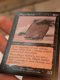 1x MTG Magic The Gathering TCG Plague Spitter Foil - Rare - Invasion One Owner - Image 3