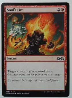 Soul's Fire *Common* Magic MtG x1 Ultimate Masters - Image 1