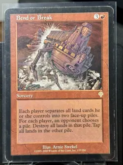 Bend or Break - REG - MTG - Invasion - 137/350 - RARE ~ MP - Image 2