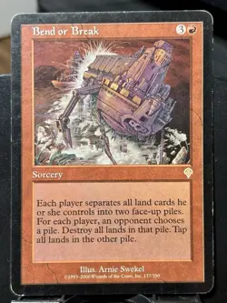 Bend or Break - REG - MTG - Invasion - 137/350 - RARE ~ MP - Image 3