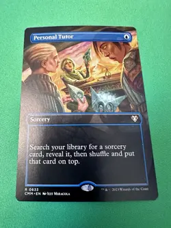 Personal Tutor Borderless 633 - MTG CMM - M/NM Unplayed FAST2SHIP!! - Image 1
