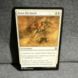 MTG - Brave the Sands Uncommon Enchantment Khans of Tarkir Regular White English - Image 1
