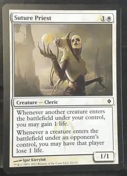 Suture Priest NEAR MINT 25/175 New Phyrexia Regular - Image 1