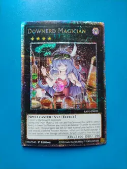 Near Mint Yugioh Downerd Magician Quarter Century Secret Rare RA01-EN035 - Image 1
