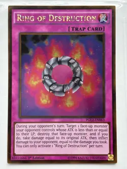 Yu-Gi-Oh Ring of Destruction PGL2-EN063 Gold Rare 1st Ed NM - Image 1