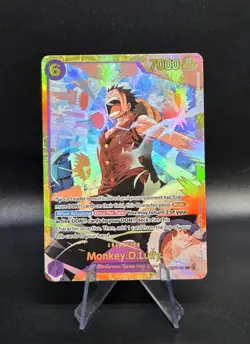Monkey.D.Luffy EB02-061 SEC - One Piece TCG - English Card. Secret Rare - Image 1
