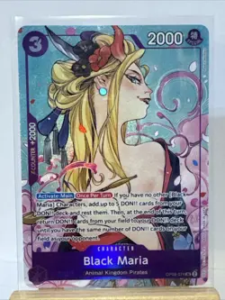 One Piece Promotion Cards #OP08-074 Black Maria (Illustration Box Vol.2) - Image 1