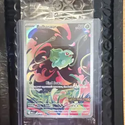 Bulbasaur 133/132 Mega Evolutions Promo Stamped NM Card Sealed - Image 1