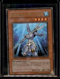 Elemental Hero Ocean JUMP-EN013 Ultra Rare Limited Edition YuGiOh Card HP #1 - Image 1