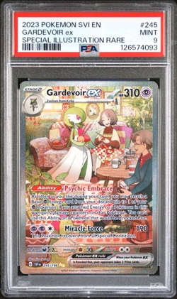 PSA 9 MINT Gardevoir Ex 245/198 SPECIAL ILLUSTRATION RARE Pokemon Card SIR 245 - Image 1
