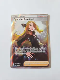 Cynthia's Ambition (Full Art) 169/172 Brilliant Stars Ultra Rare Pokemon Card - Image 1