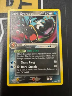 Pokemon Dark Gyarados EX Team Rocket Returns Ultra Rare Non Holo Card - Image 1