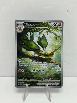 Pokemon TCG Vibrava Illustration Rare Holo Card SV08 Surging Sparks 206/191 IR - Image 1