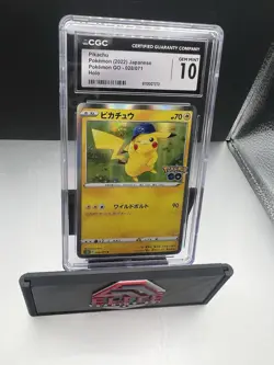 🔥🔥 Pikachu Holo 028/071 Pokemon GO Japanese Pokemon Card CGC Gem Mint 10🔥 - Image 1