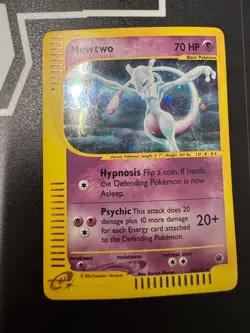 Pokemon Mewtwo Expedition Ultra Rare Holo Card - Image 1