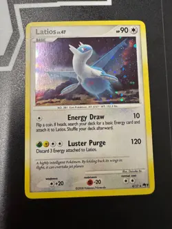 Pokemon Latios Pop Series 7 4/17 Ultra Rare Holo Card - Image 1