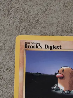 [ LP ] Brock's Diglett 67/132 Gym Challenge 1st Edition 40 HP Pokemon Card 2000 - Image 3