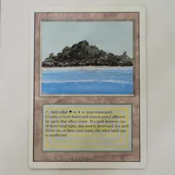 MTG Tropical Island Dual Land Revised Magic The Gathering LP 2 - Image 1