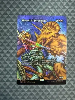 MTG Silverclad Ferocidons #0009 Foil Borderless M TMNT Source Material (PZA) - Image 1