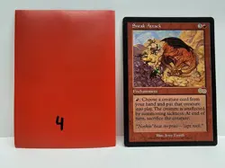 MTG Sneak Attack (LP) Urza's Saga 218/335 -Rare Red Enchantment- Free Shipping! - Image 1