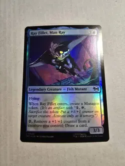 Ray Fillet, Man Ray (Foil) - 0049 - TMT Teenage Mutant Ninja Turtles - MTG NM/M - Image 1