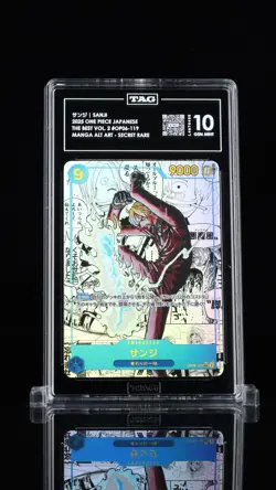 TAG 10 Sanji (Manga Alt Art) OP06-119 SEC ONE PIECE Japanese 2025 - Image 1