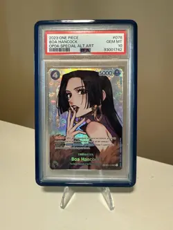 One Piece Boa Hancock OP01-078 Kingdoms of Intrigue SP PSA 10 - Image 1