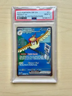 Pidgeot EX 225/197 Sv03 | Pokemon Card | Obsidian Flames Holo | PSA 10 - Image 1